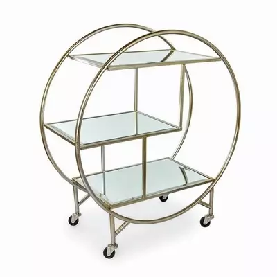 Silver/Champagne Drinks Trolley
